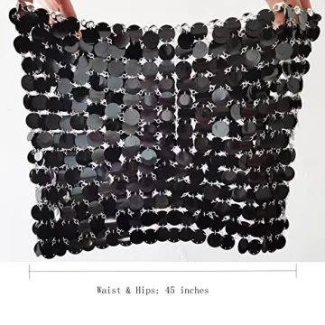 Sparkly Hip Sequin Skirt for Dance and Party Wear