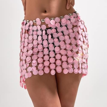 Sparkly Hip Sequin Skirt for Dance and Party Wear