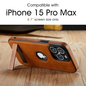Elegant iPhone 15 Pro Max Case with Kickstand - Casus