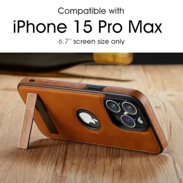 Elegant iPhone 15 Pro Max Case with Kickstand - Casus
