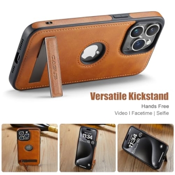 Elegant iPhone 15 Pro Max Case with Kickstand - Casus
