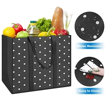 Fab Totes Reusable Grocery Bags 35L Large Capacity Pack