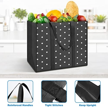 Fab Totes Reusable Grocery Bags 35L Large Capacity Pack