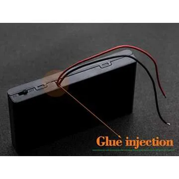 CO-RODE 8 x AA 12V Battery Holder Case Box Wired ON/Off Switch w Cover Pack of 2