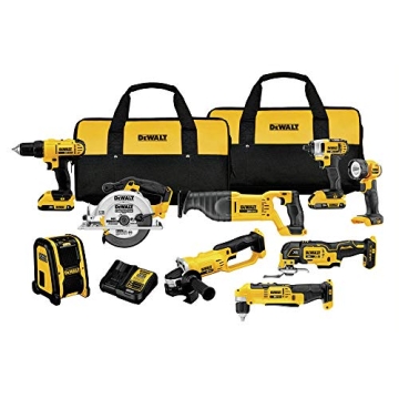 DEWALT 20V MAX Tool Set, 9-Piece Cordless Power Kit