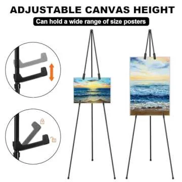 Portable Display Easel Stand for Events and Art