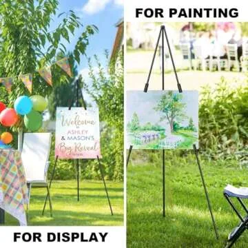 Portable Display Easel Stand for Events and Art