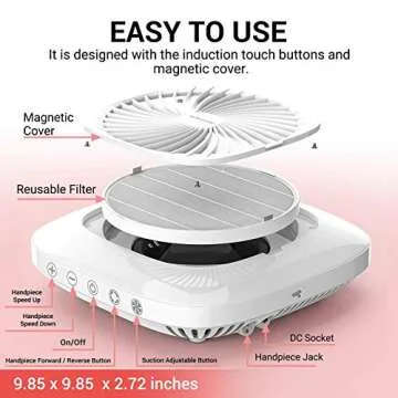 MelodySusie Nail Drill and Dust Collector for Home Use