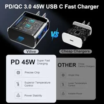 45W Samsung Super Fast Phone Charger, USB C Fast Charger Samsung Charger Fast Charging Cord Samsung Galaxy S25 S24 Ultra Charger 10FT Type C Charger Cable for Samsung Galaxy S25 Ultra/S25/S24/S23/S22
