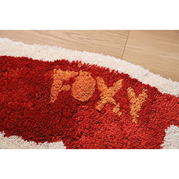 Adorable Non-Slip Fox Bath Rug for Kids and Adults