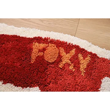 Adorable Non-Slip Fox Bath Rug for Kids and Adults