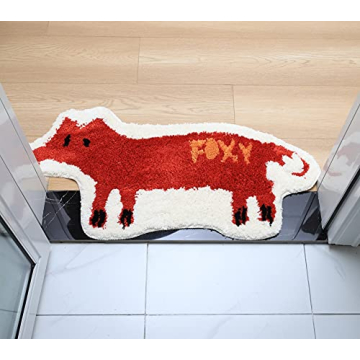 Adorable Non-Slip Fox Bath Rug for Kids and Adults