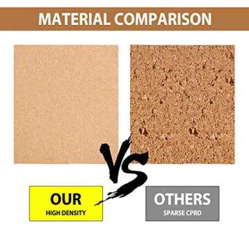 AkTop Hexagon Cork Bulletin Board 4 Pack for All Ages