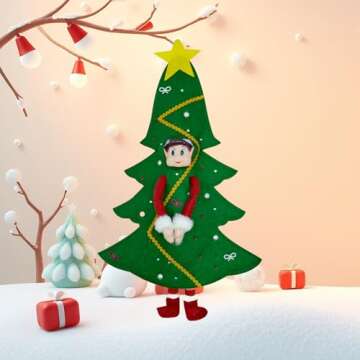 LovelfStory Elf Accessories Clothes,Christmas Tree Couture Outfits for Boy or Girl Elf Doll, Doll is not Included.