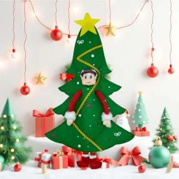 LovelfStory Elf Accessories Clothes,Christmas Tree Couture Outfits for Boy or Girl Elf Doll, Doll is not Included.