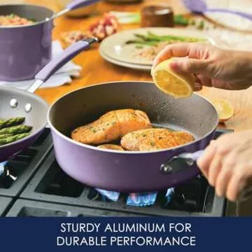 Rachael Ray Cucina 12-Piece Nonstick Cookware Set