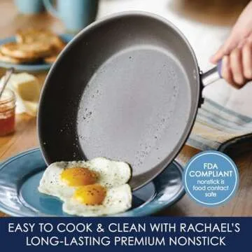 Rachael Ray Cucina 12-Piece Nonstick Cookware Set