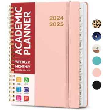 Academic Planner 2024-2025 For Women & Men, Monthly and Weekly Calender Planner, Jul 2024 - Jun 2025...