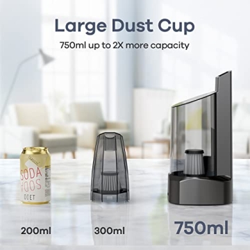 Compact Cordless Car Vacuum with LED Light and Quick Charge