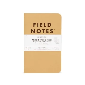 Field Notes Kraft 3-Pack Mixed Paper Pocket Notebooks