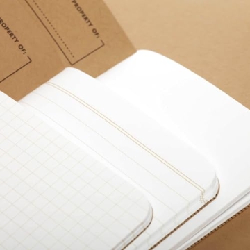 Field Notes Kraft 3-Pack Mixed Paper Pocket Notebooks