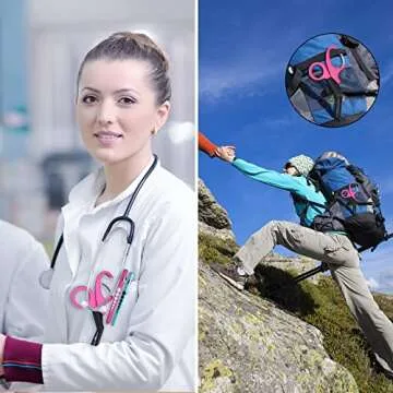 GRICARE 3-Pack Trauma Shears and Pen Light for Nurses, Medical Penlights with Pupil Gauge, Medical Bandage Scissors with Carabiner-7.5" Surgical Scissors