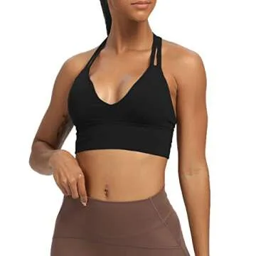 Aoxjox Women's Infinity Sports Bra for Medium Support