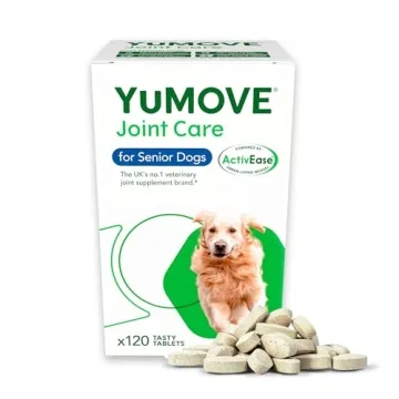 YuMOVE Joint Support Supplement for Senior Dogs - 120 Tablets with Glucosamine & Green Lipped Mussel