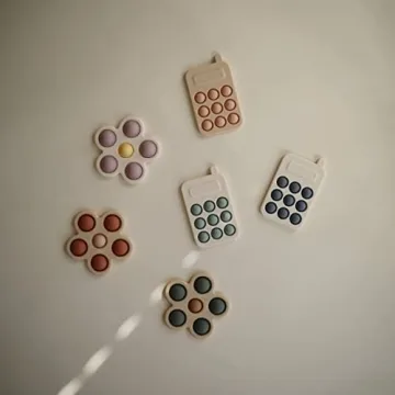 Mushie Phone Press Toy for Sensory Fun and Learning