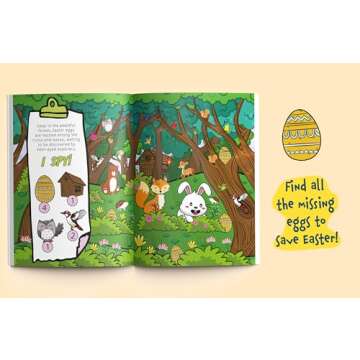 I Spy Easter Eggs: Find the Easter Bunny's Hidden Eggs and Become the Easter Hero! A Cute Easter Basket Stuffer for Toddlers 2-5 (I Spy Books for Toddlers)