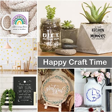 HTVRONT Gold Permanent Vinyl for Crafting Projects