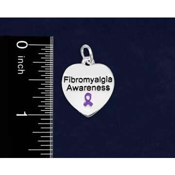 Fundraising For A Cause Fibromyalgia Awareness Partial Beaded Bracelet (1 Bracelet)