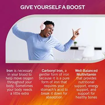 Geritol, Multivitamin Supplement, Contains B-Vitamins, Antioxidants, Vitamins C, E & D and Iron, 26 Essential Vitamins and Minerals, Gluten-Free, Non-GMO, No Artificial Sweeteners, 40 Tablets