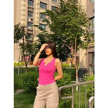 OQQ Women’s 3 Piece Sexy Bodysuit Set in Black, Rose, White