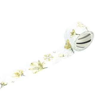 Masking Tape Washi Tape Set for DIY Journal Diary Planner (Dream City and Flowers)