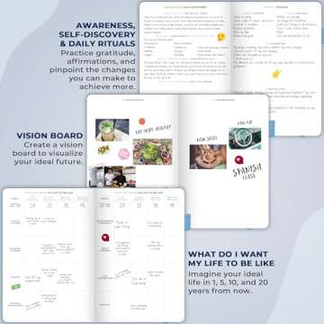 Clever Fox Planner Schedule – Undated Weekly & Monthly Life Planner with Time Slots, Appointment Book & Daily Organizer, A5 (Periwinkle)