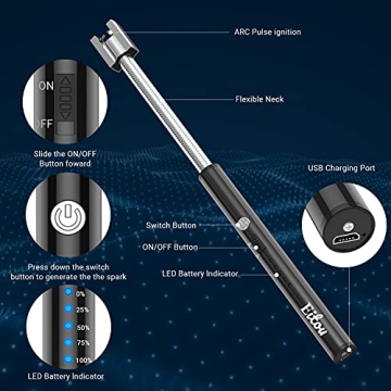 Eitou USB Candle Lighter - Rechargeable & Eco-Friendly