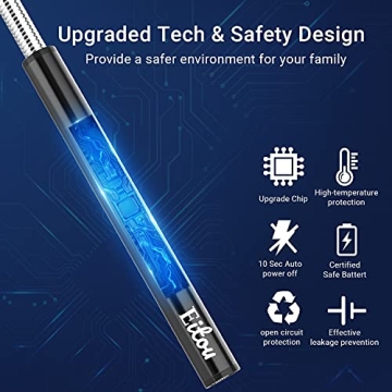 Eitou USB Candle Lighter - Rechargeable & Eco-Friendly