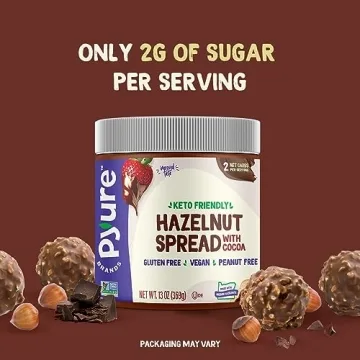Pyure Keto Hazelnut Spread 2 Net Carbs Gluten-Free Treat