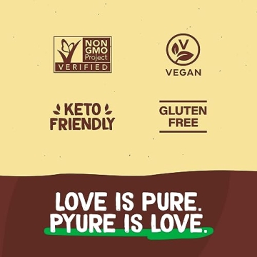 Pyure Keto Hazelnut Spread 2 Net Carbs Gluten-Free Treat