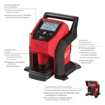 Milwaukee M12 Compact Inflator for Hassle-Free Tire Maintenance