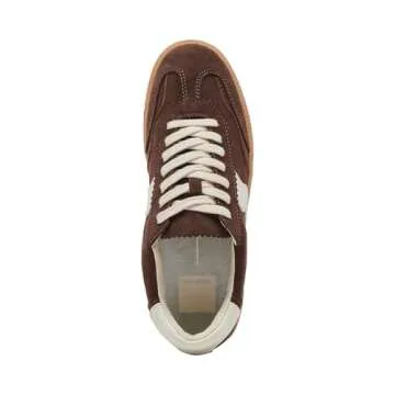 Stylish Dolce Vita Women's Notice Sneaker in DK Brown Suede
