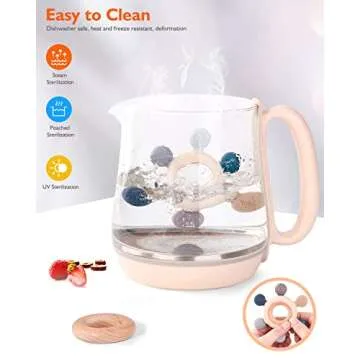 akolik Teething Toys for Babies, Baby Teethers Toy Teething Ring Silicon, Grasping Teething Toy, BPA Free Teething Nursing Accessories for 3+ Months Boy, Girl Toddlers