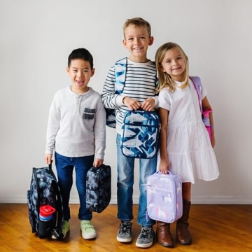 Wildkin Eco rPET Lunch Bag for School & Travel - Sharks