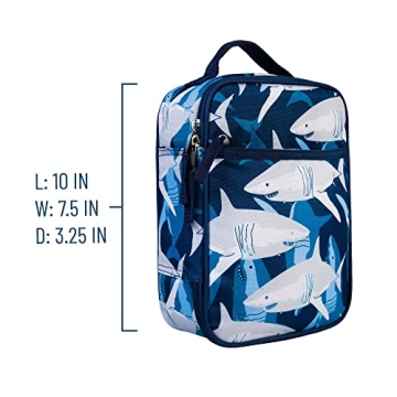 Wildkin Eco rPET Lunch Bag for School & Travel - Sharks