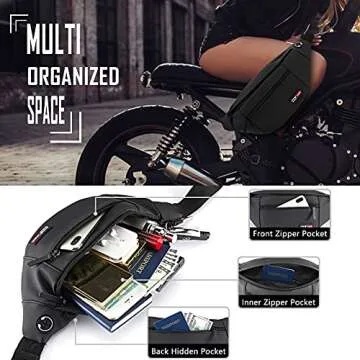 MAXTOP Large Fanny Pack - Hands-Free Design for All Activities