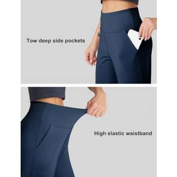 Dragon Fit Joggers for Women with Pockets,High Waist Workout Yoga Tapered Sweatpants Women's Lounge Pants (Large, Joggers78-blue)