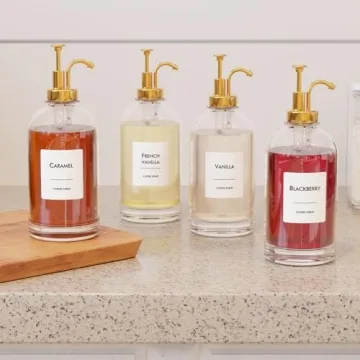 Stylish 16.9 oz Coffee Syrup Dispenser Set for Every Occasion