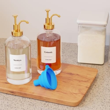 Stylish 16.9 oz Coffee Syrup Dispenser Set for Every Occasion