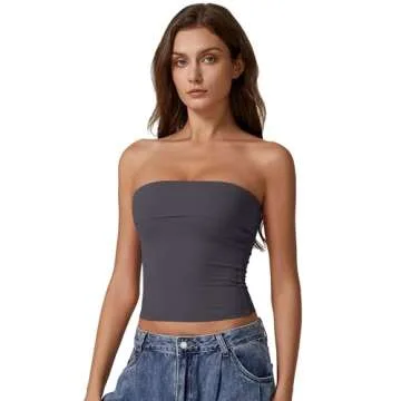 Stylish QINSEN Tube Tops for Women - Versatile Summer Wear
